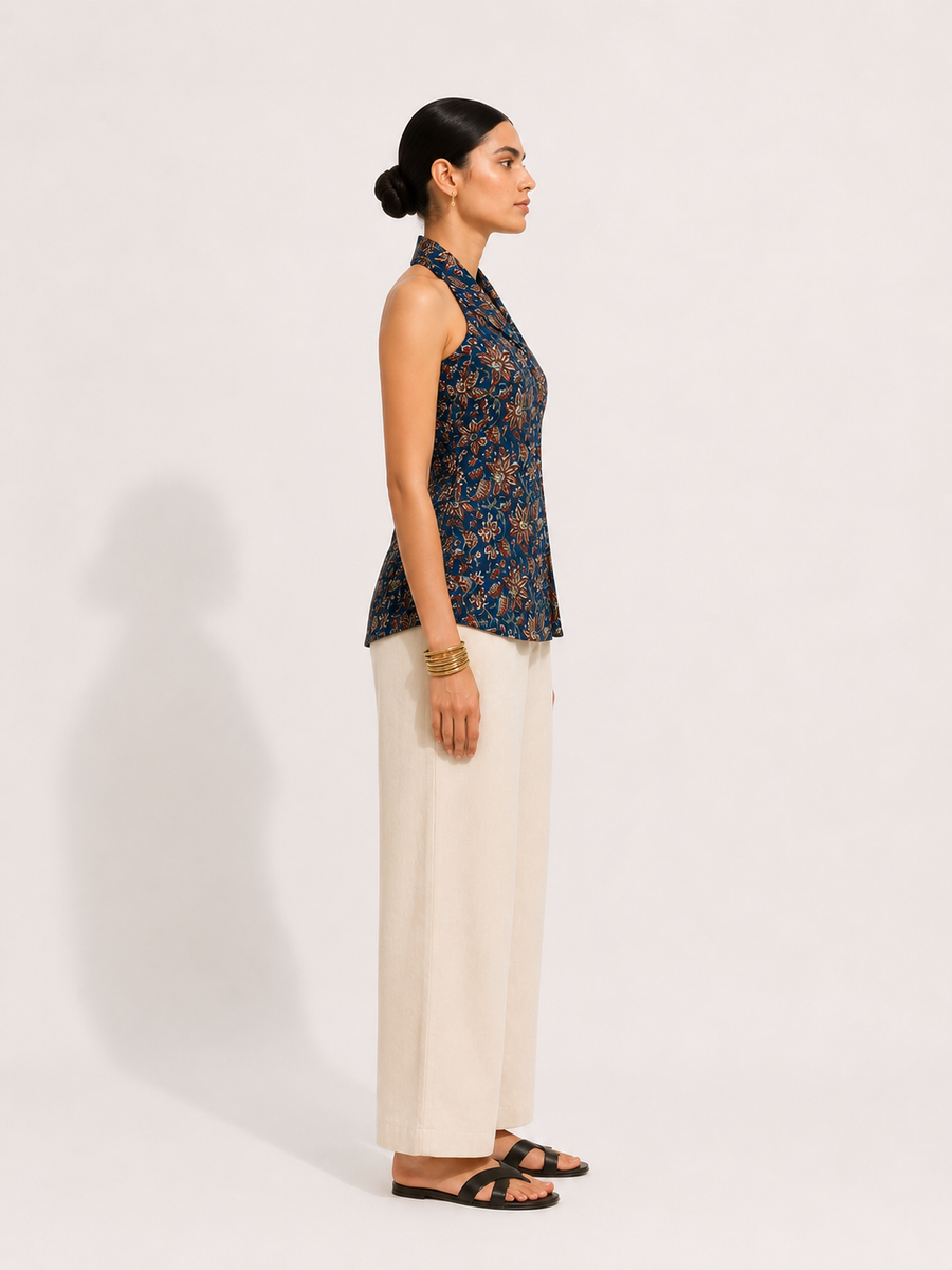Dark Indigo Halter Top