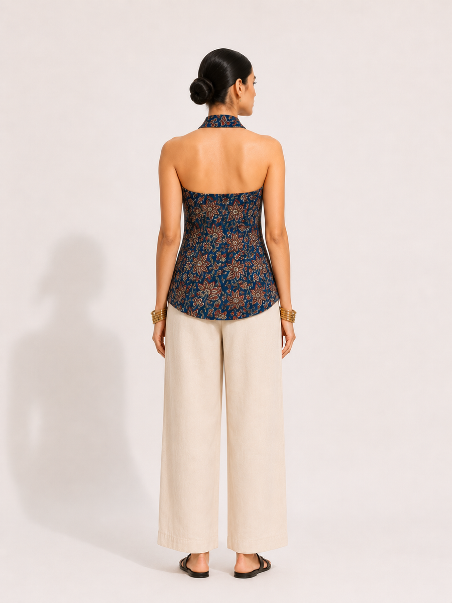 Dark Indigo Halter Top