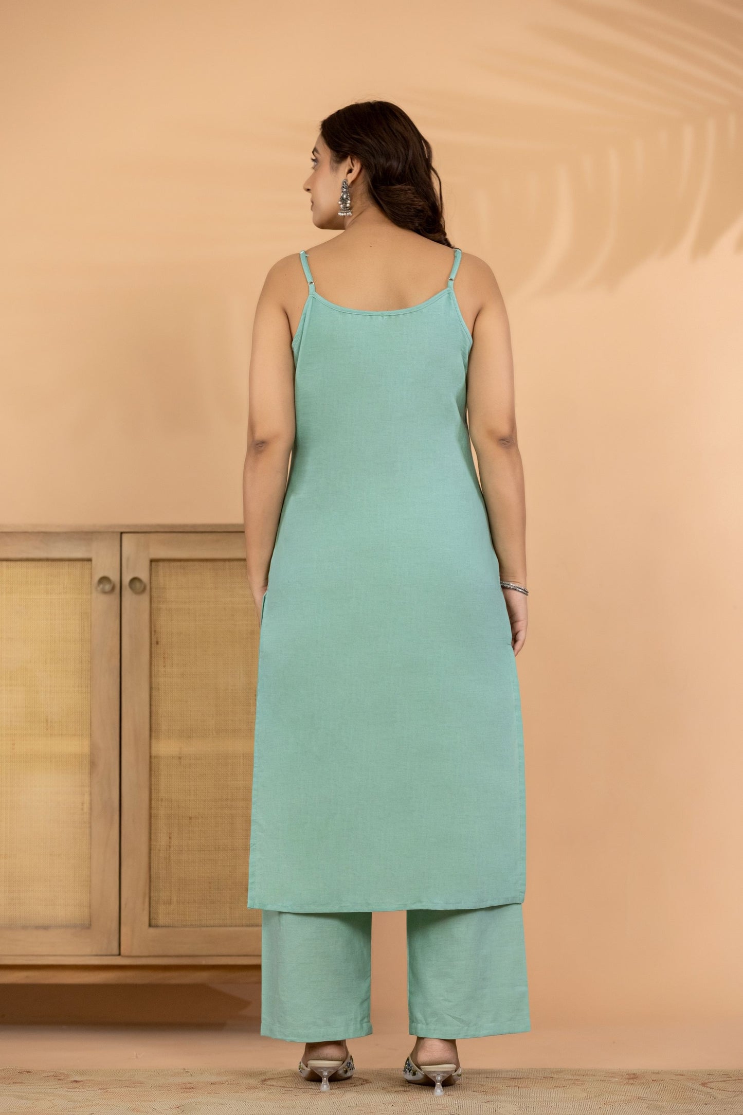 Sky Embroidered Dress